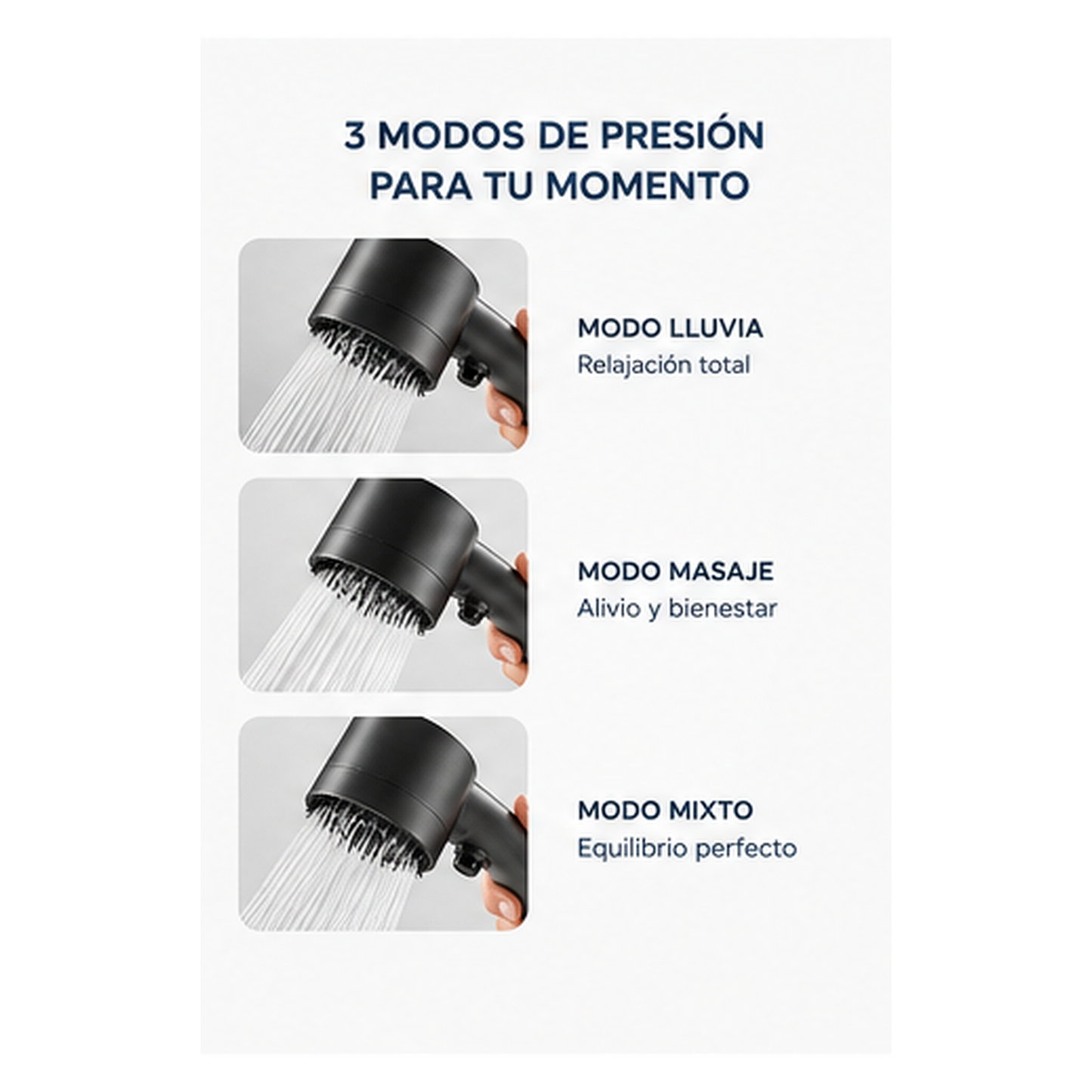 Alcachofa de ducha de alta presión AQUAWATER™