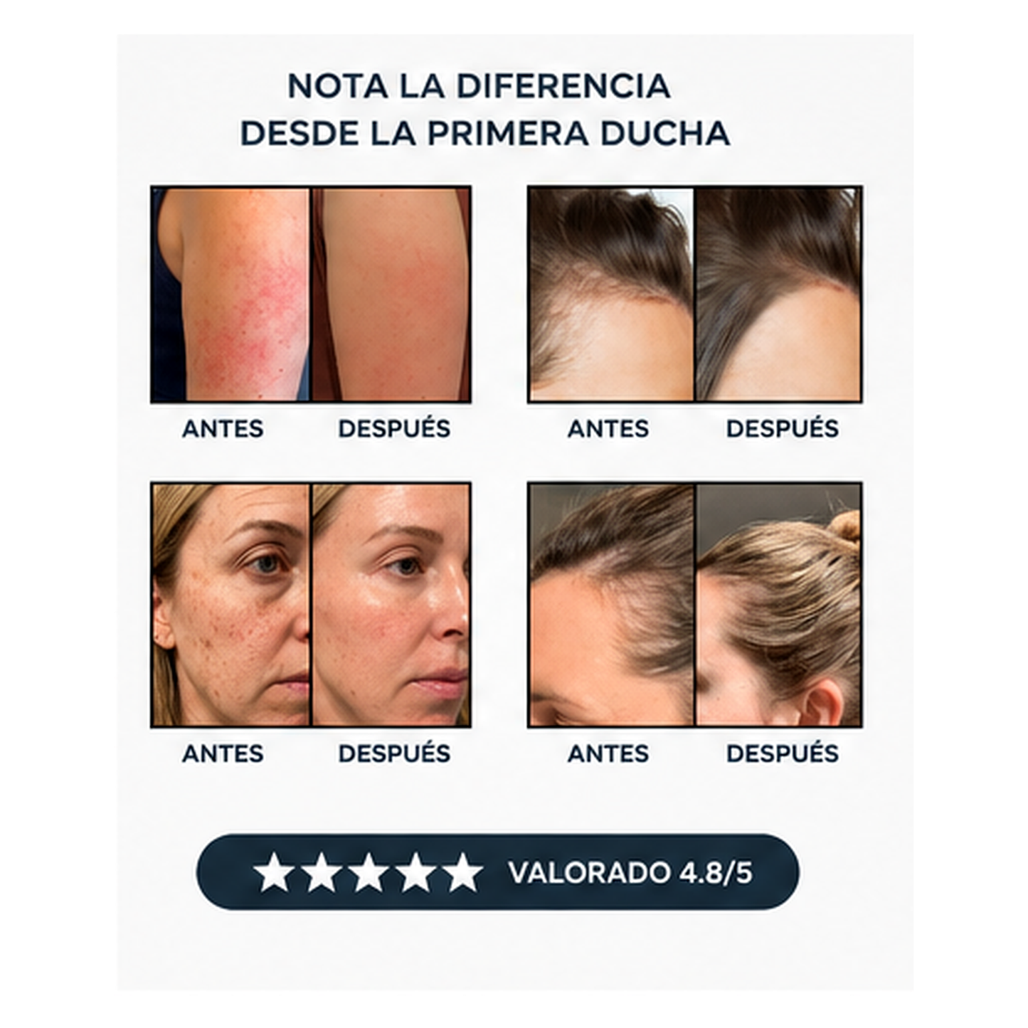 Alcachofa de ducha de alta presión AQUAWATER™