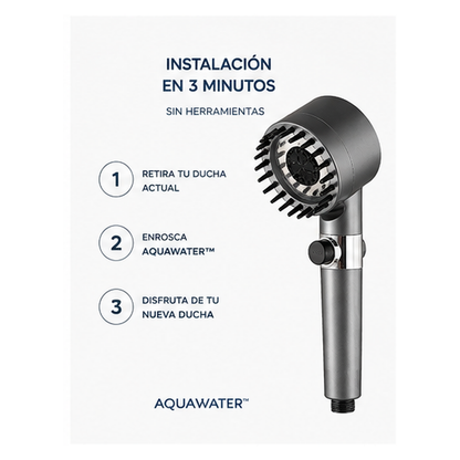 Alcachofa de ducha de alta presión AQUAWATER™