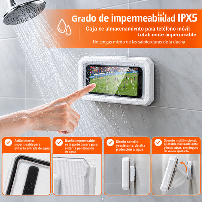 Soporte Impermeable para Teléfono en la Ducha 360WASH™
