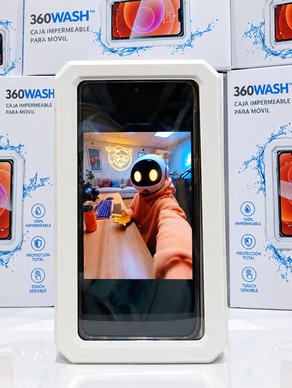 Soporte Impermeable para Teléfono en la Ducha 360WASH™