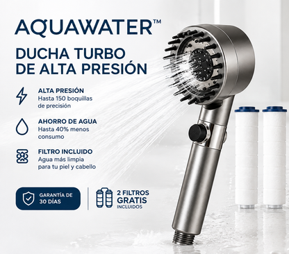 Alcachofa de ducha de alta presión AQUAWATER™