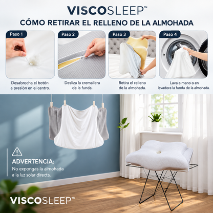Almohada cervical viscoelástica VISCOSLEEP™
