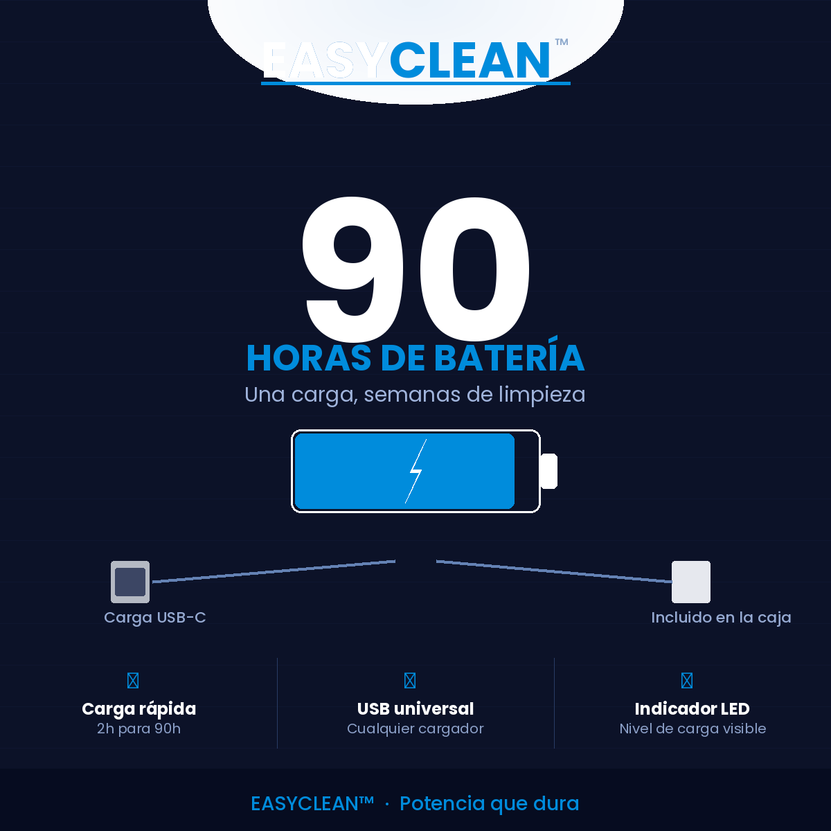 Cepillo eléctrico EASYCLEAN™
